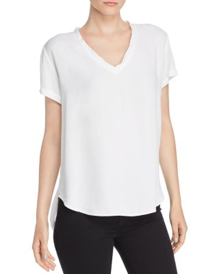 Bella Dahl V Neck High Low Tee Bloomingdale s