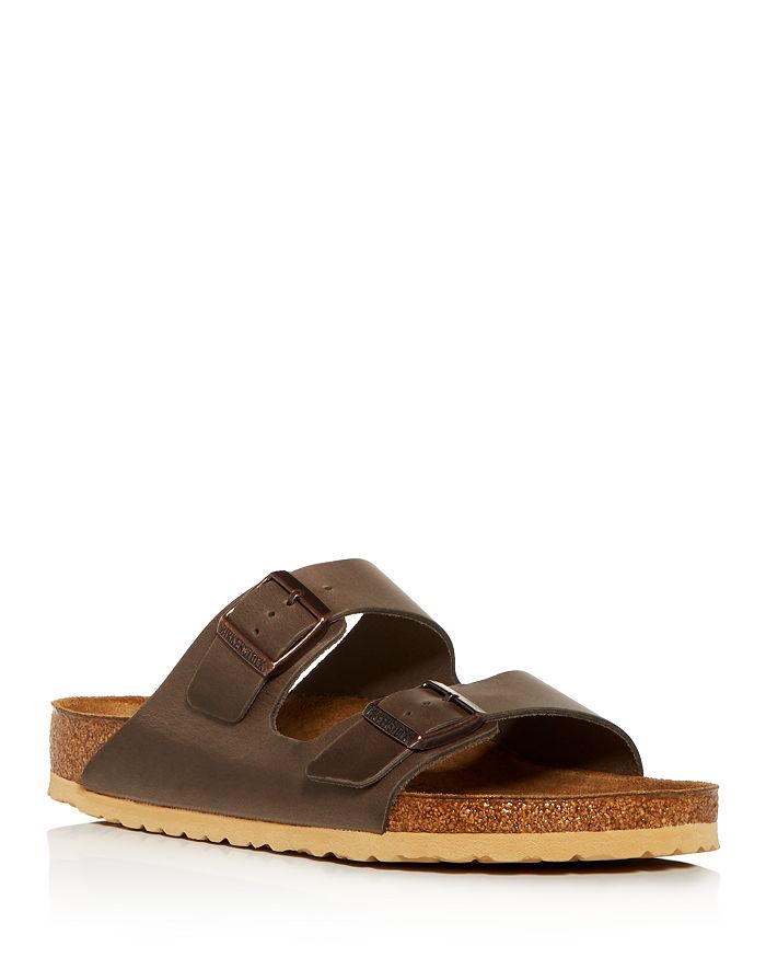 Birkenstock Men's Arizona Leather Slide Sandals | Bloomingdale's