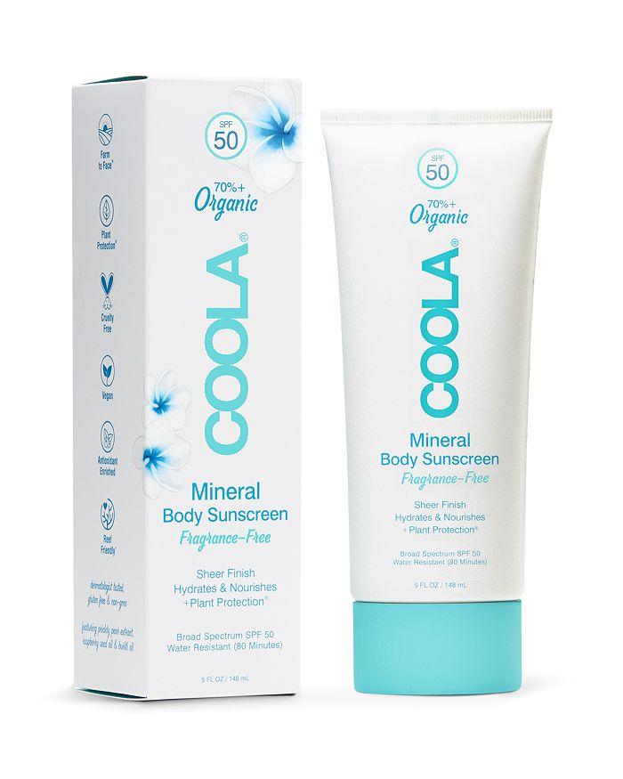 Shop Coola Mineral Body Sunscreen Spf 50 - Unscented