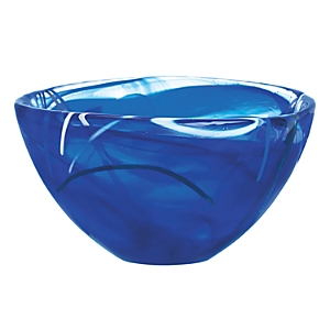 Shop Kosta Boda Contrast Bowl, Small In Blue