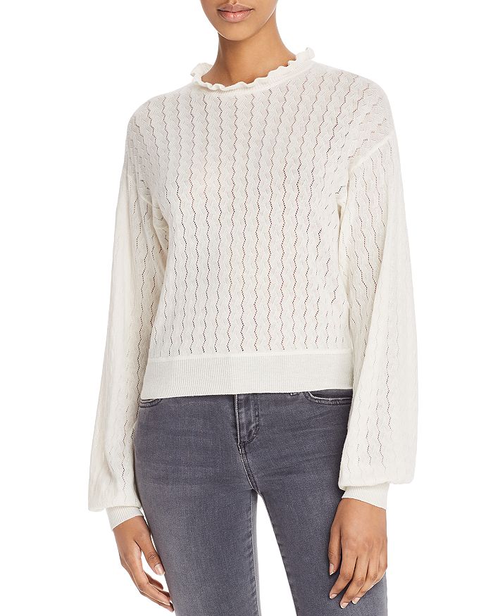 Joie Hadar Pointelle-Stitched Sweater | Bloomingdale's
