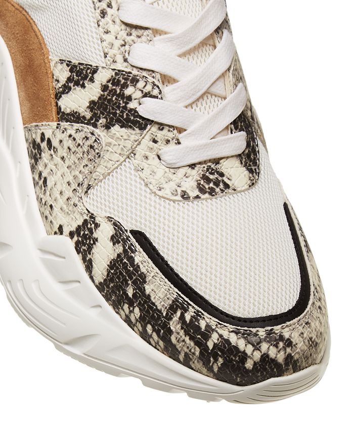 Aqua Women�s Alba Mixed Media Platform Sneakers 100