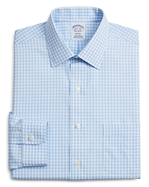 UPC 889691428344 product image for Brooks Brothers Gingham Classic Fit Dress Shirt | upcitemdb.com