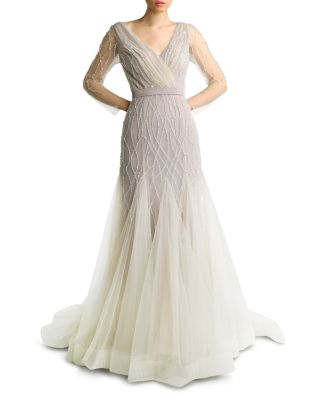 basix embroidered ball gown