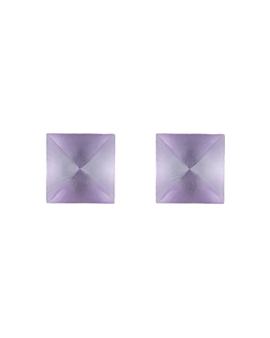 ALEXIS BITTAR LUCITE PYRAMID STUD EARRINGS,LC00E001187