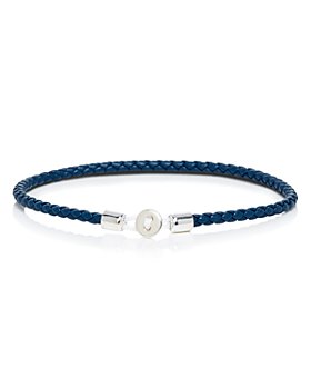Miansai Men's Nexus Rope Bracelet, Matte Black Rhodium, Size S