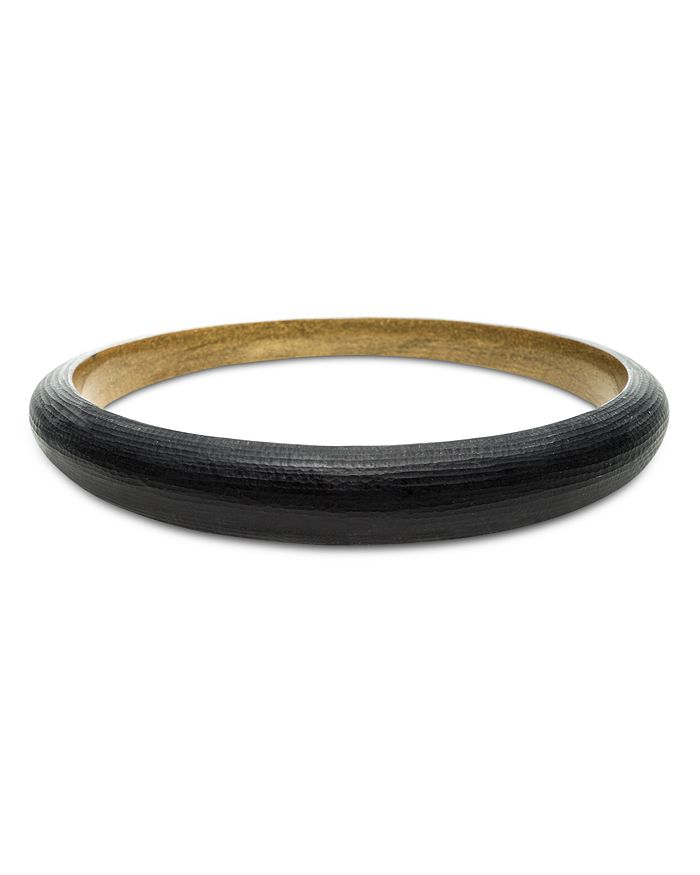 ALEXIS BITTAR TAPERED TWO-TONE BANGLE BRACELET,LC00B001200