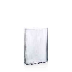 Shop Nude Glass Mist Short Vase In Clear