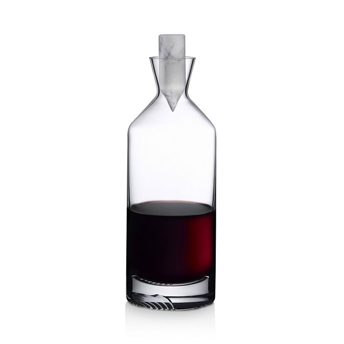 Shop Nude Glass Alba Tall Whiskey Decanter In Clear