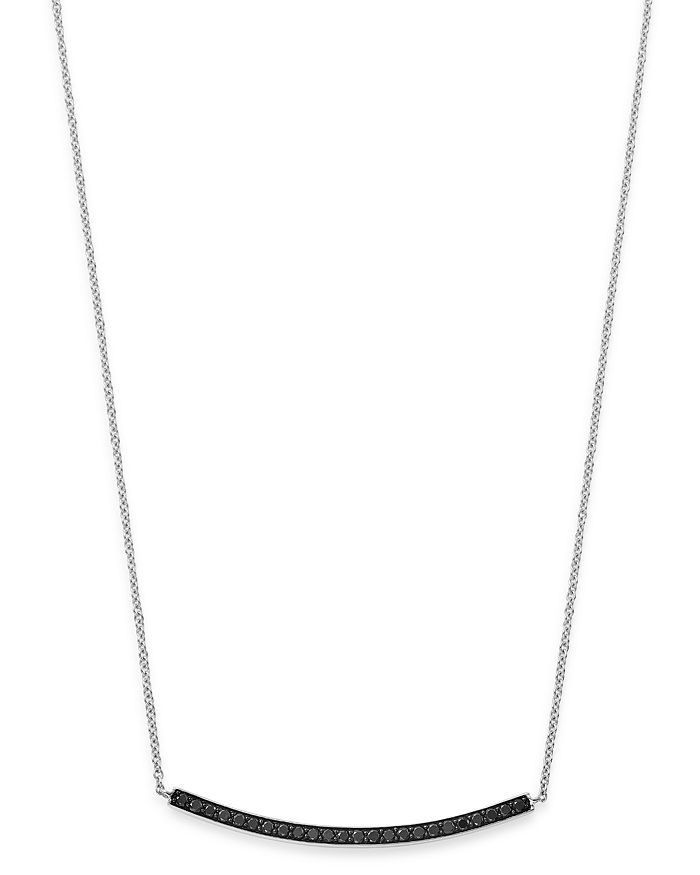 Black diamond bar necklace store