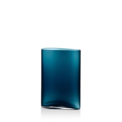 Nude Glass - Mist Petroleum Short Vase