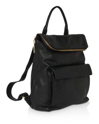 whistles leather backpack