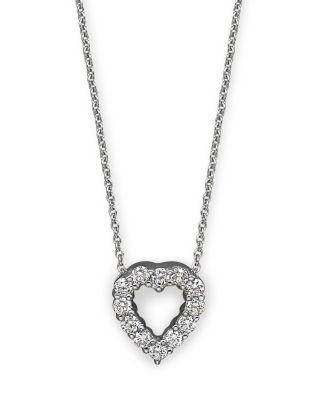 roberto coin diamond heart necklace