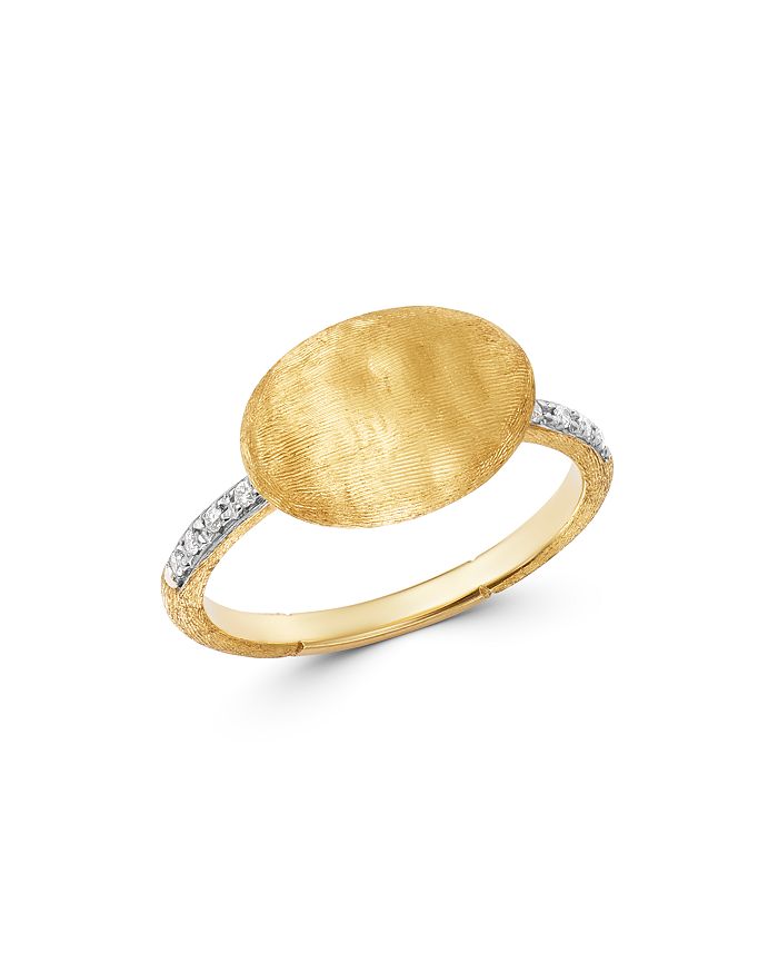 Shop Marco Bicego 18k Yellow Gold Siviglia Diamond Ring - 100% Exclusive In White/gold