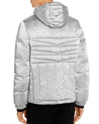 karl lagerfeld classic hooded puffa jacket