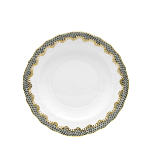 Herend Fishscale Salad Plate In White