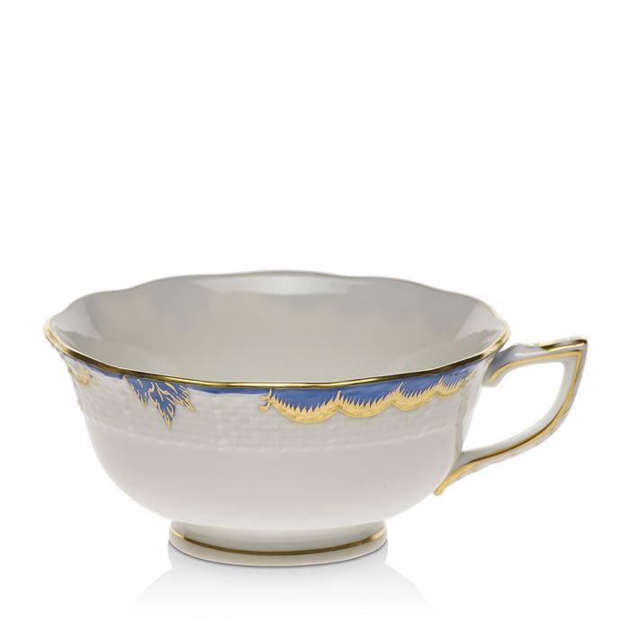 Herend Princess Victoria Tea Cup In Blue