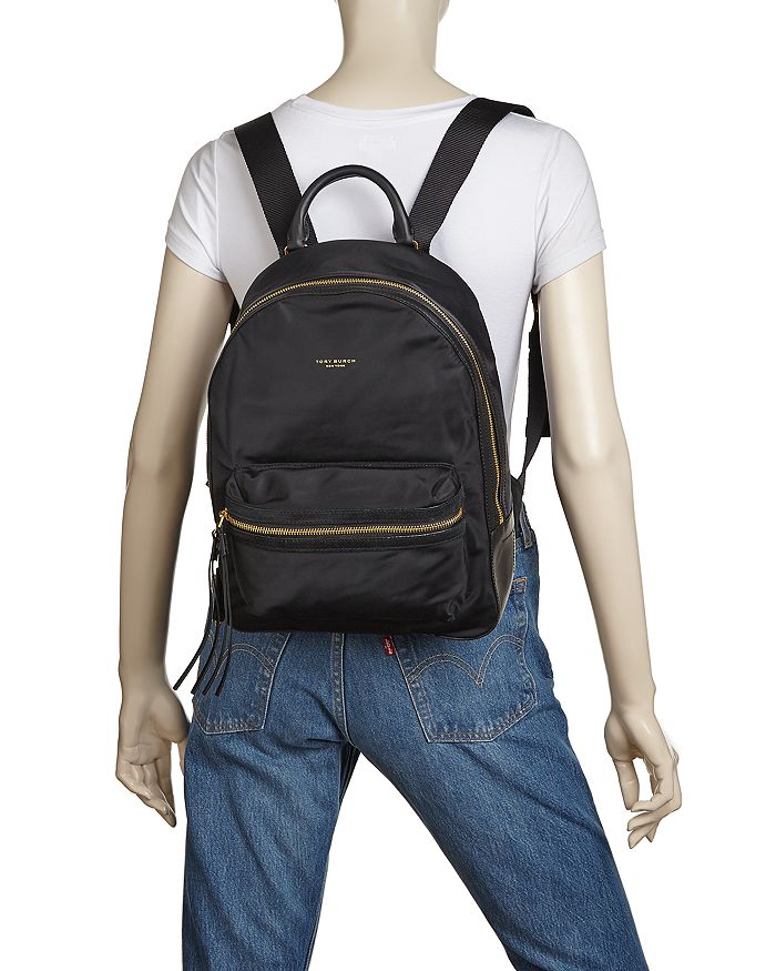 Tory Burch Perry Nylon Backpack - Black | ModeSens