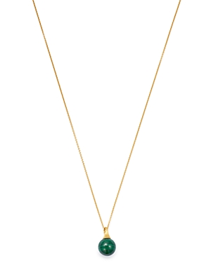 Marco Bicego 18k Yellow Gold Africa Boule Malachite Pendant Necklace, 16.75