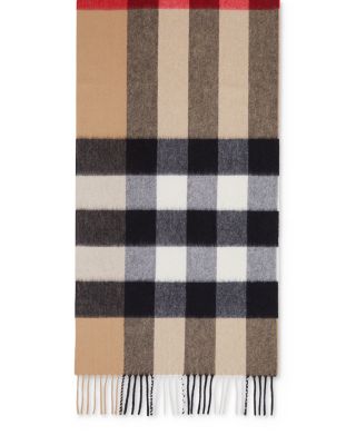 Half Mega Check Scarf
