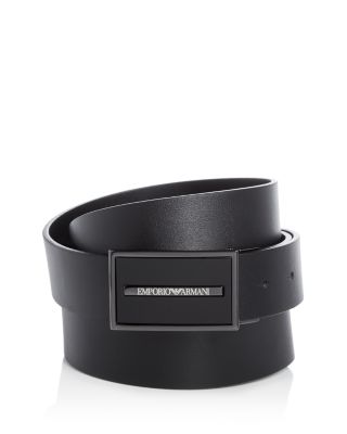 armani plaque belt