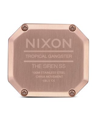 Siren Milanese All-Black Mesh Bracelet Watch, 36mm