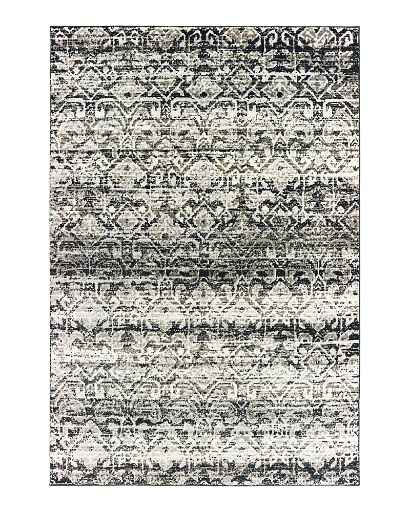 Oriental Weavers Bowen 073j2 6'7" X 9'6" Area Rug In Gray/ivory