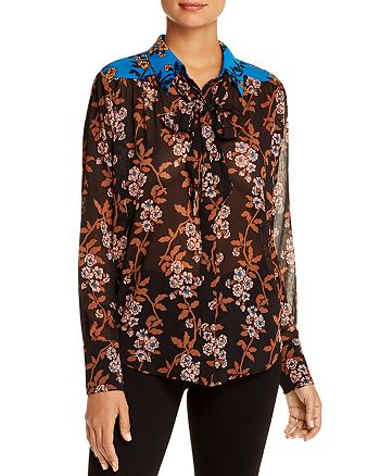 Scotch Soda Mixed Print Button Down Shirt Bloomingdale S