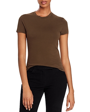 Theory Apex Tiny Tee In Deep Army