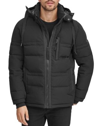 Andrew Marc Marc New York Huxley Removable-Hood Down Jacket ...