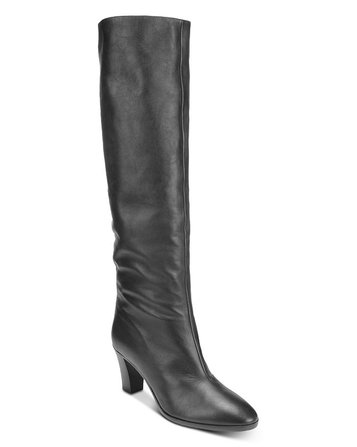 Vince Women's Casper Tall Boots In Black Leather | ModeSens