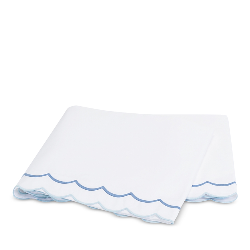 Matouk India Flat Sheet, Twin In Azure