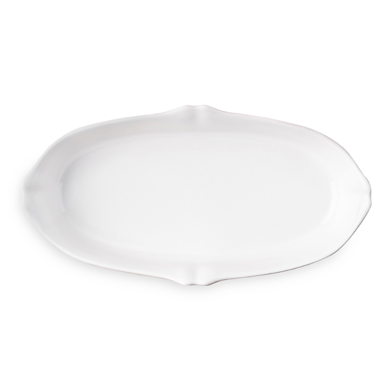 Juliska Berry & Thread Whitewash 12 Oblong Serving Dish In Whitewash