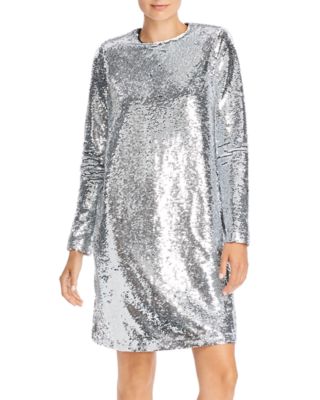 Notes du Nord - Sequin Mirror Shift Dress