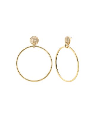 michael kors gold hoop earrings
