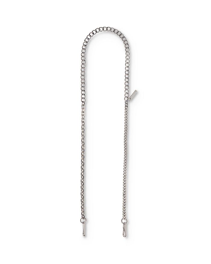 Shop Marc Jacobs Chain Shoulder Strap In Nickel