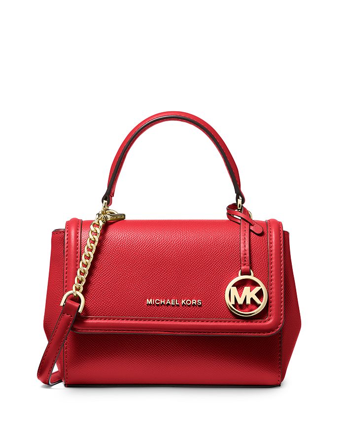 Michael Michael Kors Jet Set Extra-small Crossbody In Bright Red/gold |  ModeSens