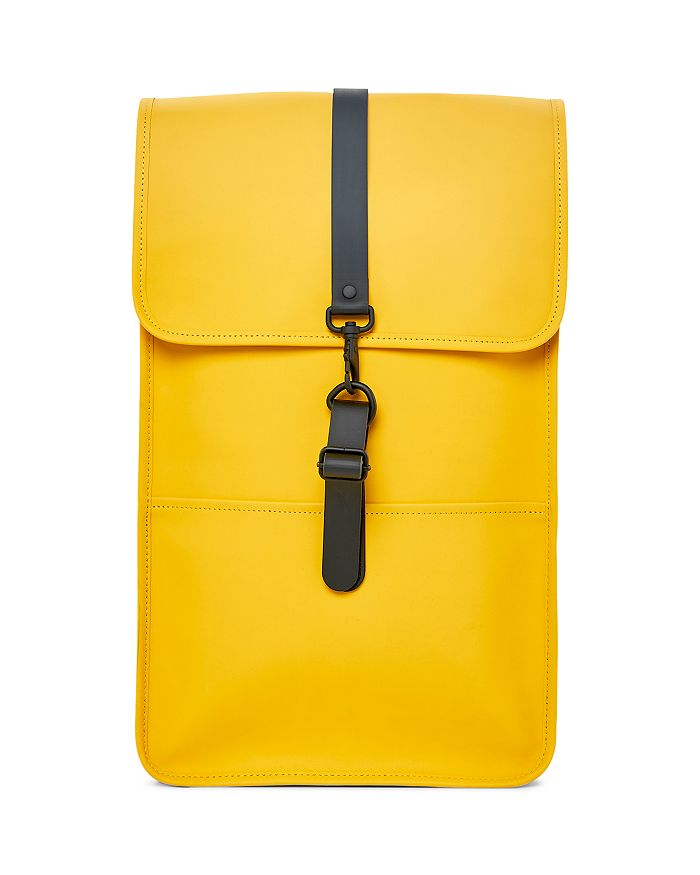 Rains Waterproof Backpack In Yellow