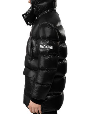 Lustrous Hooded Down Parka