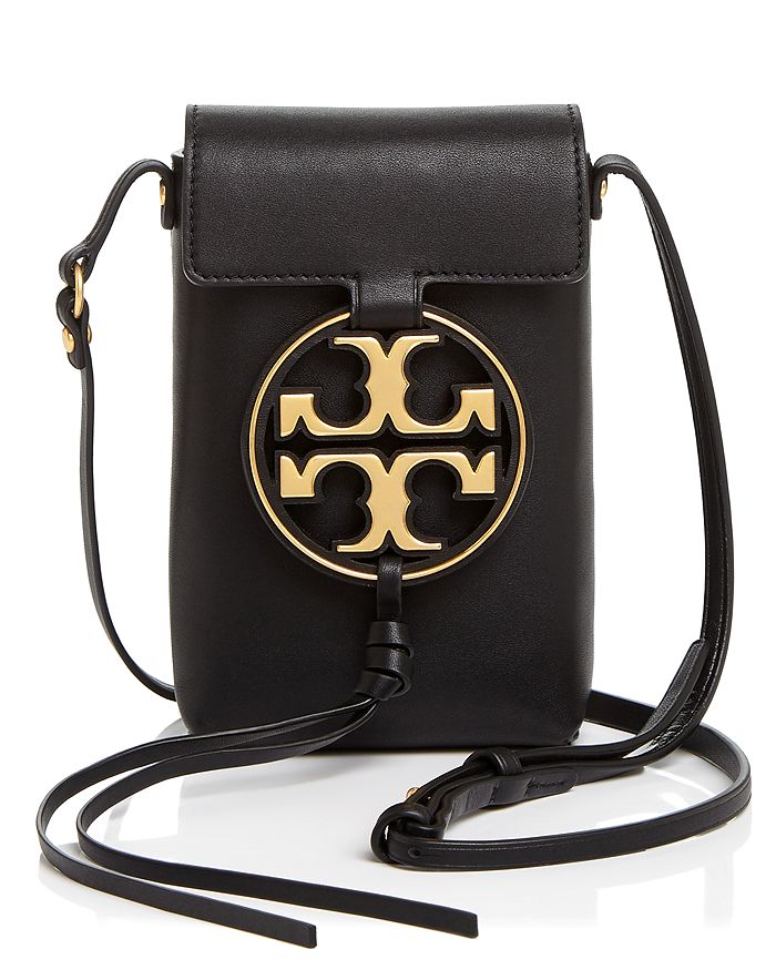 Tory Burch Black Miller Phone Leather Crossbody Bag, Best Price and  Reviews