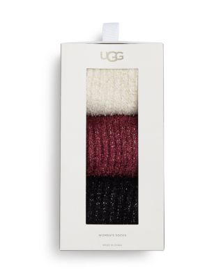 UGG® - Cozy Sparkle Socks Gift Set, Set of 3