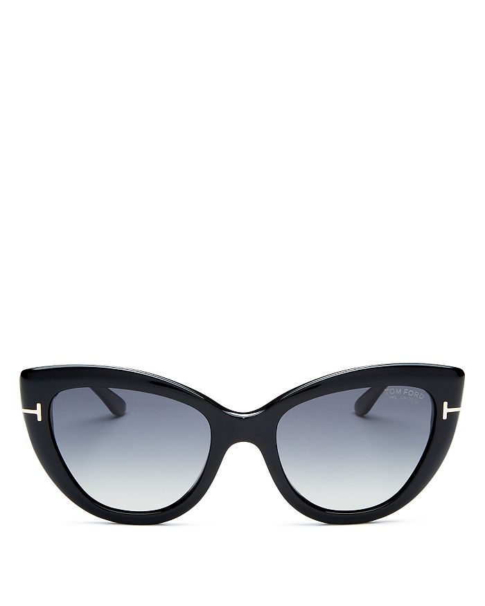 Tom Ford Women's Anya Polarized Cat Eye Sunglasses, 55mm | Bloomingdale's