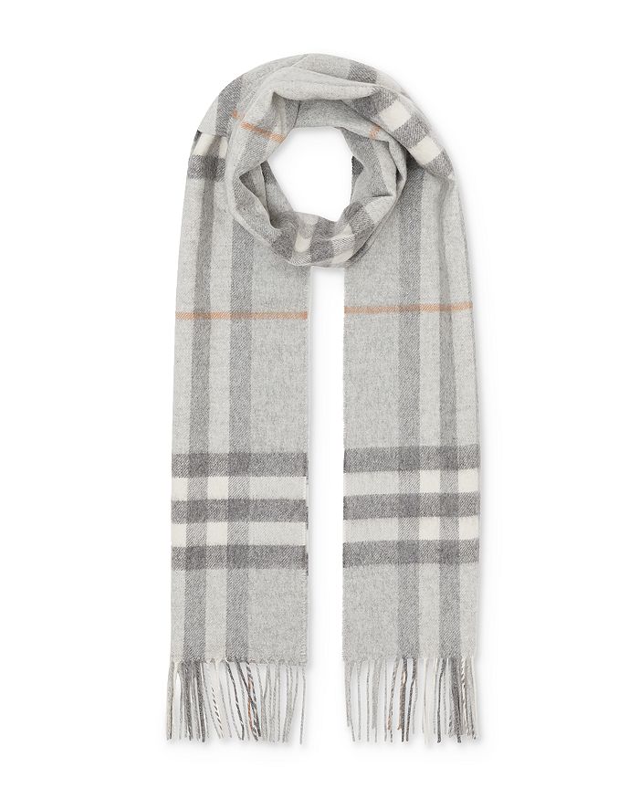 BURBERRY Giant Check Cashmere Scarf,8016405