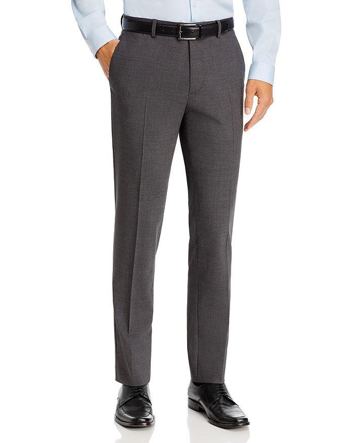 Shop Theory Mayer New Tailor Wool Slim Fit Suit Pants In Charcoal
