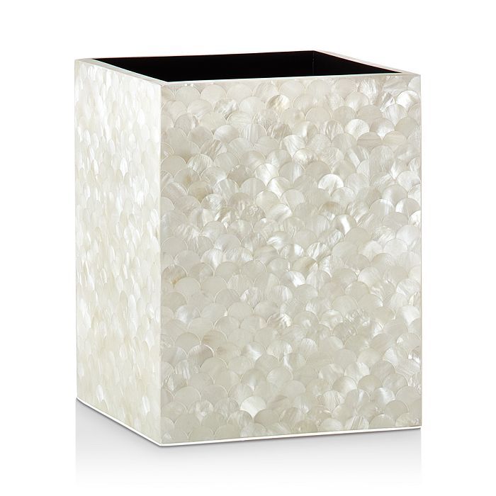 Labrazel Poisson Waste Basket In Oyster White