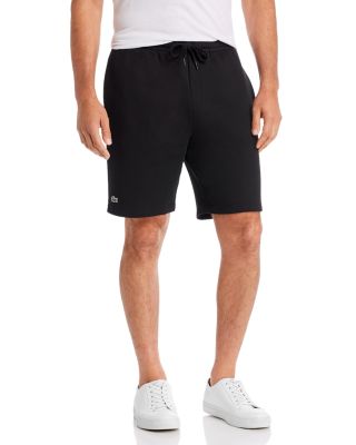 lacoste sport fleece shorts