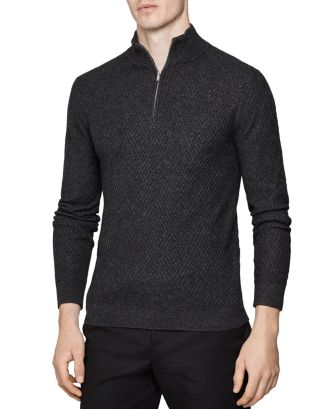 REISS Noel Half-Zip Sweater | Bloomingdale's