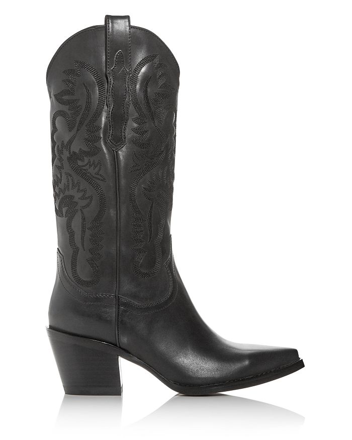 Jeffrey Campbell Women's Dagget Western Boots In Black | ModeSens