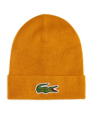 lacoste big croc beanie