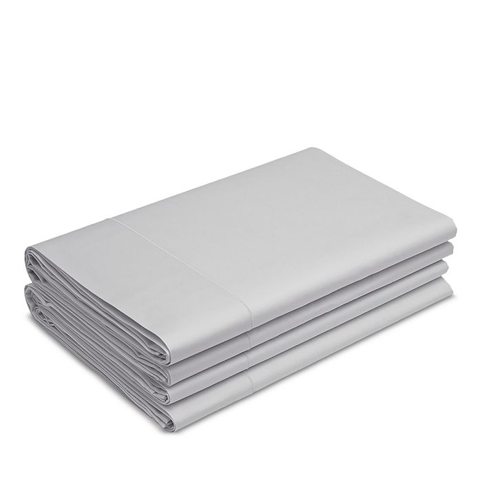 Riley Home Percale Flat Sheet, King In Silver